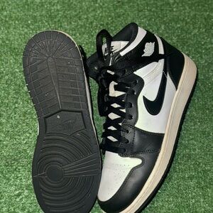 Nike Black and White High-Top Sneakers